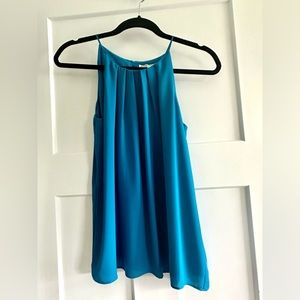 Violet + Claire Turquoise Sheath Top NWT